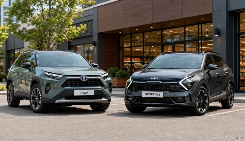 Toyota RAV4 vs Kia Sportage 2026, що краще для сім’ї у 2026 році