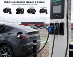Зарядні станції для електромобіля: Type 2, CCS2, GB/T