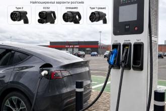 Type 2, CCS2, CCS1 і GB/T: який роз’єм EV краще для України