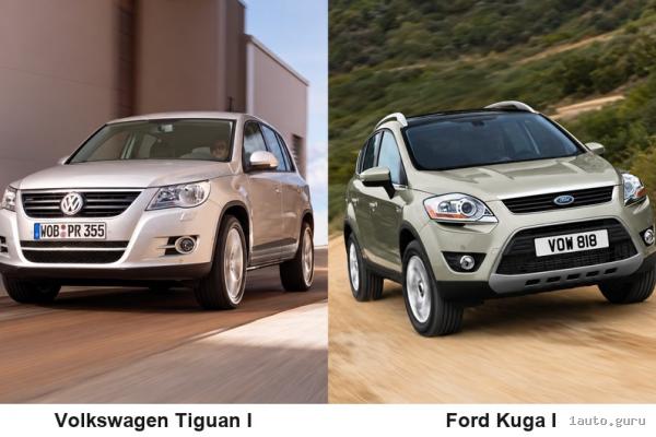 Volkswagen Tiguan I чи Ford Kuga I з пробігом: дизель, коробки та витрати на утримання