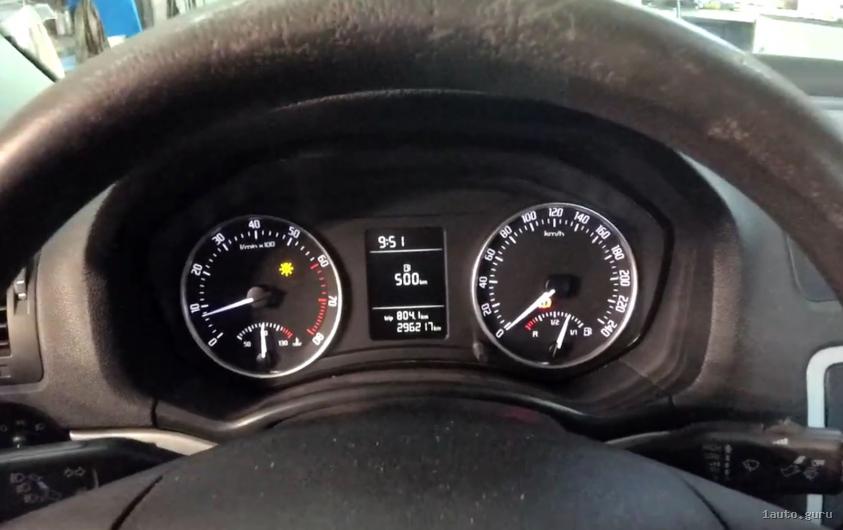 Несправні датчики Skoda Octavia 2007-2019