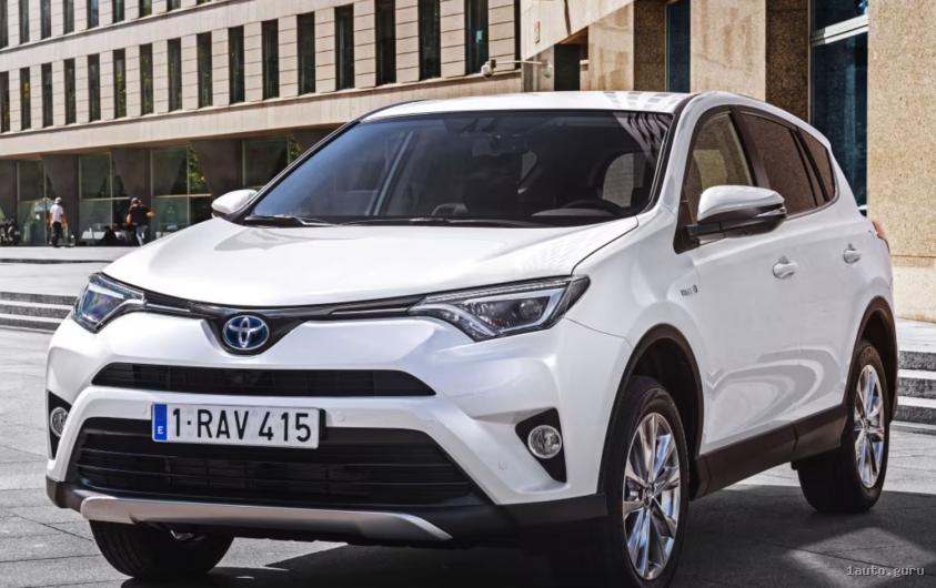 Toyota RAV4 XA40 Hybrid після рестайлінгу збоку