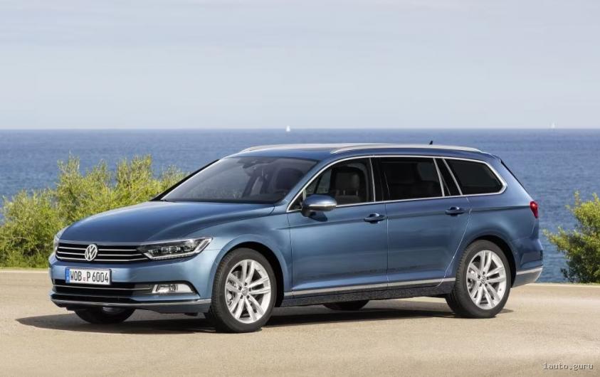 Volkswagen Passat B8 Variant — універсал, вигляд спереду в три чверті