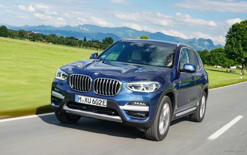 BMW X3 G01 xDrive30e xLine 2019–2021 — кузов спереду в три чверті